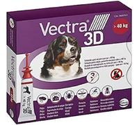 PIPETTE ANTIPARASSITARIE CANI GIGANTI VECTRA 3D 40 KG 3 PEZZI 1500 G ANTIPULCI A