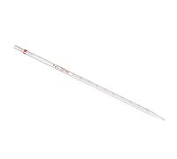 Pipette contagocce graduate, 1 pipetta riutilizzabile in vetro borosilicato da 0,1 ml, per liquidi di trasferimento per laboratorio, chimica, trasparente (taglia : 5 ml)