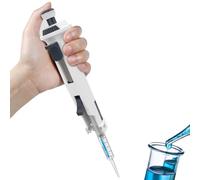 Pipette continue Dispenser da laboratorio con volume regolabile, 5 marce, 48 erogazioni continue, capacità 0,5 ml-50 ml, ugello standard da 5 ml, ideale per l'industria chimica