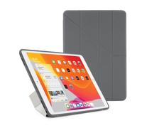 PIPETTO, iPad 7a generazione 2019 10.2" TPU, Origami 5 in 1 Smart Cover, Grigio scuro