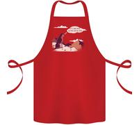 Pipì Cane IN Montagna Divertente Cotone Grembiule 100% Biologico