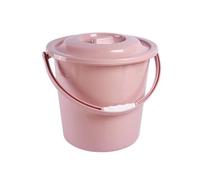 Pipì Notturna, Secchio for urina con Coperchio, vaschetta for sputacchiera, orinatoio Portatile Riutilizzabile con Manico for Donne Incinte, Bambini Anziani(Pink,L)