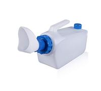 Pipì portatile, contenitore di plastica per pipì, Ms Urinal Home Care Contenitori for la raccolta delle urine Orinatoio di emergenza unisex 2000 ml(1000ML)