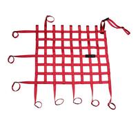 Pipi Zhu Reti di Sollevamento in Nylon - Rete di Protezione per Finestrini per Auto da Corsa, Rete di Protezione Anti-collisione di Sicurezza per Veicoli Fuoristrada, Personalizzabile (Color : Red)