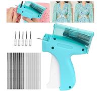 Pipihome Quick Clothing Fixer Set, Dispositivo di Fissaggio Rapido per Abbigliamento, Stitch Gun Portatile, Mini Pistola per Orlatura a Punto con 5 Aghi, 1000 Aghi in Plastica