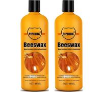 PIPIHUA Cera d'api per Mobili, Naturale Cera per Legno Incolore per la Cura dei Mobili e la Protezione del Legno per Interni ed Esterni, Olio per Mobili e Mordente per Legno 480ml, 2 Pezzi