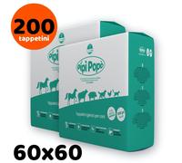 PipìPopò 60x60 cm Cane → Tappetini Assorbenti per Cani 100 - 200- 300- 400 pezzi