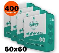 PipìPopò 60x60 cm Cane → Tappetini Assorbenti per Cani 100 - 200- 300- 400 pezzi