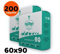 PipìPopò 60x90 cm Cane → Tappetini Assorbenti per Cani 100 - 200- 300- 400 pezzi