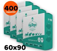 PipìPopò 60x90 cm Cane → Tappetini Assorbenti per Cani 100 - 200- 300- 400 pezzi