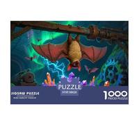 Pipistrelli delle miniere gallesi Puzzle in Legno Impermeabile Puzzles Da 1000 Pezzi Per Adulti Divertenti Per Decorazioni Domestiche