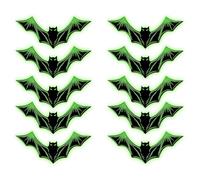 Pipistrelli Fluorescenti Decorazioni Interne - Decorazioni da Parete Pipistrelli | Decorazione gotica di Halloween 10 Pezzi per Camera Scollata da quella del portico