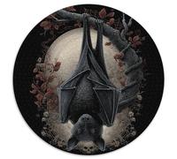 Pipistrello Appeso a Testa in Giù su un Ramo ContortoPuzzle 1000 Pezzi Per Adulti, Giochi EduGattoivi, Sfide, Decorazioni Per La Casa1000pcs (67.5x67.5cm)