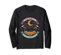 Pipistrello di Halloween - Batty for Spaventoso Notte Maglia a Manica