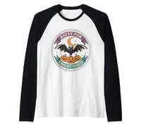 Pipistrello di Halloween - Batty for Spaventoso Notte Maglia con Maniche Raglan