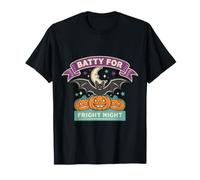 Pipistrello di Halloween - Batty for Spaventoso Notte Maglietta