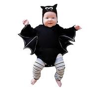 Pipistrello Halloween Vestito Neonato Jumpsuit Da Carnevale Per Ragazzi E Ragazze Manica Del Pipistrello Vestito Scheletro Bambino Vintage Tutine Baby Body Costume Neonati Di Halloween Cosplay 2025