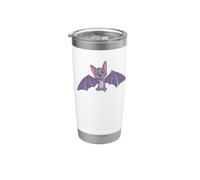 Pipistrello Kawaii Bicchiere termico in acciaio inox doppia parete