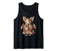 Pipistrello Patchwork Carino Vintage Cottagecore Kawaii Canotta