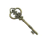 pipisweet 10pcs 84mm Vintage Grande Chiave Pendenti Fascino Per La Creazione di Gioielli Bronzo Antico Placcato Grande Chiave Ciondolo Chiave Retro, Misura unica, Agata