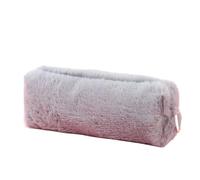 pipisweet 5 Pz Colorato Peluche Carino Matita Astuccio Scuola Cancelleria Matita Ragazza Kawaii Forniture Scuola Strumenti di Stoccaggio Del Sacchetto D, grigio, Taglia unica