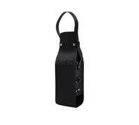 pipisweet Borsa regalo per vino, riutilizzabile, in pelle, a doppio strato, per champagne e birra, per compleanni, addio al nubilato, Nero , Altro