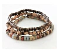 pipisweet Bracciale in tormalina nera, ematite, quarzo rosa e lepidolite, per depressione, ansia, protezione, empath, Misura unica, Agata