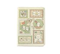 pipisweet Cartone animato coniglio porta passaporto multifunzione in pelle PU custodia per passaporto multicolore leggero borsa per documenti da viaggio, B, Taglia unica