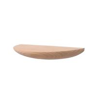 pipisweet Mensola semicircolare da parete in legno massello, da appendere alla parete, per proiettore, portaoggetti o come decorazione per la casa (B-m)