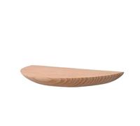 pipisweet Mensola semicircolare da parete in legno massello, da appendere alla parete, per proiettore, espositore per riporre oggetti, decorazione per la casa (B-L)