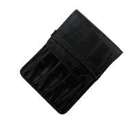 pipisweet Portapenne fatto a mano in PU per 4 penne con motivo coccodrillo astuccio in pelle astuccio per cancelleria scuola forniture per ufficio, 001-2, Taglia unica