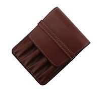 pipisweet Portapenne fatto a mano in PU per 4 penne con motivo coccodrillo astuccio in pelle astuccio per cancelleria scuola forniture per ufficio, 001-3, Taglia unica