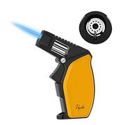 PIPITA Torcia Antivento Accendino, Singolo jet Fiamma cucina Accendino, regolabile ricaricabile butano gas Accendino, per cucinare barbecue Brulee e molto altro ancora