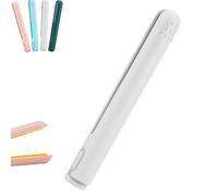 Pipiup Curling Iron, Pipiup Mini Dual Purpose Curling Iron, 2 in 1 Ceramic Glaze Anti Scalding Compact and Portable Pipiup Hair Curler for Women Short & Long Hairs, All Hair Types (White)