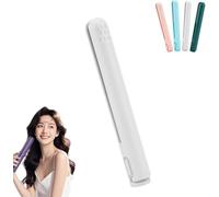 Pipiup Curling Iron, Pipiup Mini Dual-Purpose Curling Iron, 2-in-1 Small CurlingIron for Short Hair, Portable USB Mini Ceramic CurlingIron for Travel Home (White)