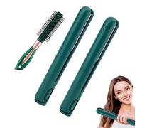 Pipiup Curling Iron, Pipiup Mini Dual Purpose Curling Iron, Minilocke 2 in 1 Mini Straightener Flat Irons, For Short and Long Hair for Travel (Pink) (2 Green)