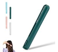 Pipiup Curling Iron, Pipiup Mini Dual Purpose Curling Iron, Portable USB Ceramic 2 in 1 Hair Curler and Straightener, for Home or Travel (Green)