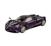 PIPJLCGE Mini modellino di auto in miniatura in scala 1:18 per Pagani China Dragon, modellino di auto in lega di metallo, decorazione squisita per soggiorno (viola)