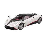 PIPJLCGE Mini modellino di auto in miniatura in scala 1:18 per Pagani China Dragon, modellino di auto in lega di metallo, decorazione squisita per soggiorno (bianco)