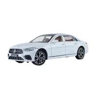 PIPJLCGE Mini modellino di auto in miniatura in scala 1:24 per Benz E300l E-cless Mini simulazione in lega di metallo, modellino di auto squisita decorazione per soggiorno in scala pressofuso (bianco)