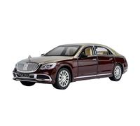 PIPJLCGE Modello di auto in miniatura replica 1:24 per Maybach S600 modellino di auto in lega di metallo modellino di auto squisita decorazione per soggiorno in scala pressofuso (marrone)