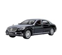PIPJLCGE Replica in miniatura di auto modello 1:24 per Maybach S600, modellino di auto in lega di metallo, decorazione squisita per soggiorno (nero)