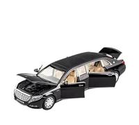 PIPJLCGE Replica in miniatura di auto modello 1:32 per Maybach S650 miniatura simulata in lega di zinco modellino di auto squisita decorazione soggiorno scala veicolo pressofuso (nero)