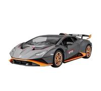 PIPJLCGE Replica in miniatura di modellino di auto in scala 1:24 per Lamborghini Huracan Sto Mini, modellino di auto in metallo, decorazione per soggiorno (cromata)