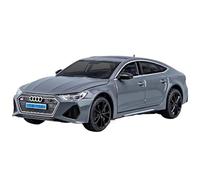 PIPJLCGE Veicoli A Motore Miniatura 1:24 for AUDI RS7 Modello Di Auto In Lega Friction Power Metal Model Car Collection Display Macchinina Modellino Di Auto Finito(Size:Chrome)