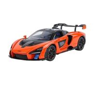 PIPJLCGE Veicoli A Motore Miniatura 1:24 for La Mini Simulazione McLaren Senna, Modello di Auto in Lega Pressofusa, Squisita Decorazione Ornamentale Macchinina Modellino di Auto Finito(Orange)