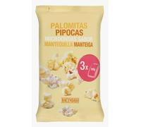 Pipocas Popcorn al Gusto di Burro, 270g, Senza Glutine, Adatto per Vegetariani e Vegani, pack 5