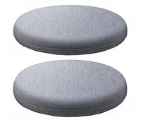 PIPOEI 2 cuscini rotondi per sedie in morbida memory foam, cuscinetti rotondi per sedie per la casa, per ufficio, soggiorno, cucina, 60 cm
