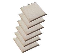 PIPOEI Cuscini per sedie da Cucina con Lacci Set di 2/4/6, Cuscino per sedie da Sala da Pranzo con Nastri, Copertura Rimovibile con Cerniera, Ideale per L'Ufficio, Cucina Sala da Pranzo B-6,45 x 45cm