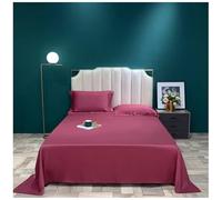 PIPOEI Lenzuolo da Letto in Raso Tencel a 80 Fili - Lino Jersey Liscio su Entrambi i Lati - qualità Jersey rinfrescante - Traspirante e Delicato sulla Pelle 06,245 * 250cm